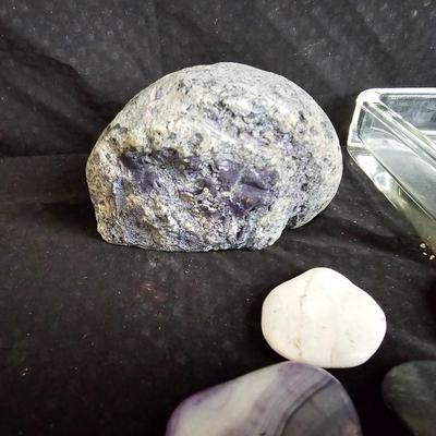Stone fun! Collection of rocks and minerals and little rock made figures!