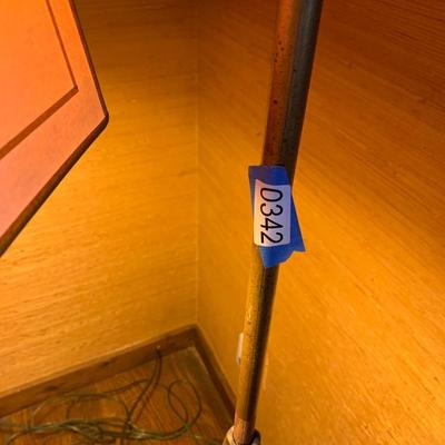 Cast Iron Floor Lamp - Birds Shade