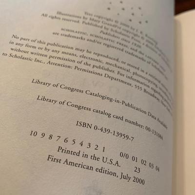 Harry Potter 1st Editions Hardback Book Lot