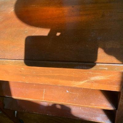 Pair of Mahogany Inlaid End Tables