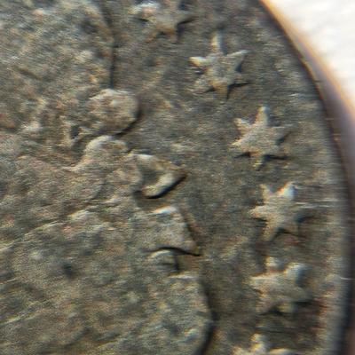 1828 Half Cent United States Coin 13 Stars