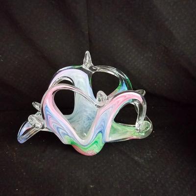 Elegant Murano glass Napkin holder