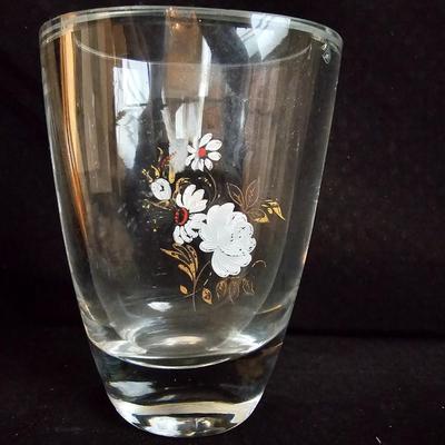 Suncatchers - windchimes - small painted vase and flowers painted on wood