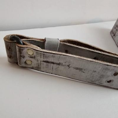 Eubanks Pioneer Leather Goods Boise Idaho Rifle Sling New old stock with Uncle Mikes Sling Swivels