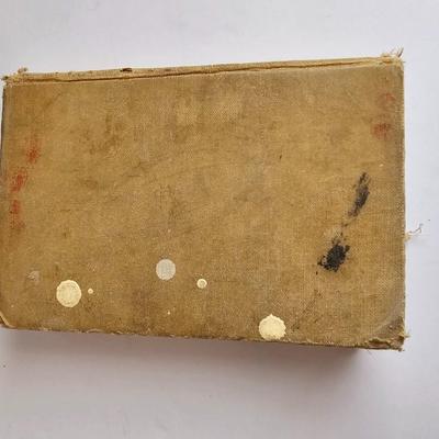 Vintage Wooden Pencil Box Onward Train School and The Boy Allies at Liege by Clair W. Hayes 1915 vintage book