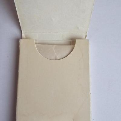 Lots of Adult Trinkets in a cedar box - 1940's lighter keychain -Brass clapper - Vintage Marba wallet and more