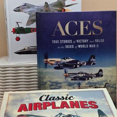 LOT 6: World War II, Vietnam, Louisiana Purchase, and Military Aircraft Books
