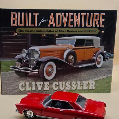 LOT 7: Welly 1965 Buick Riviera Gran Sport; Scale 1/24 Red Diecast Vintage Model Car and Classic Car Books