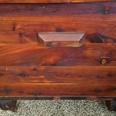 LOT 9: Genuine Tennessee Red Cedar Chest From Gimbel Brothers