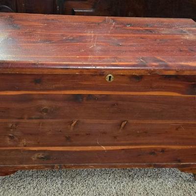 LOT 9: Genuine Tennessee Red Cedar Chest From Gimbel Brothers