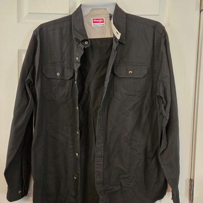 LOT 11: Variety of "Cowboy Shirts": Wrangler, Levi, Ely Cattleman, Cowboy Legend, Roper