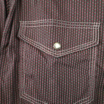 LOT 11: Variety of "Cowboy Shirts": Wrangler, Levi, Ely Cattleman, Cowboy Legend, Roper