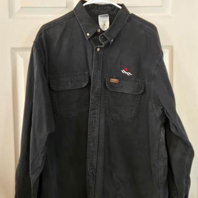 LOT 13: Phase 2 Genuine Leather Vest, Excelled Suede Vest with Sherpa Lining, and Carhart Shirt