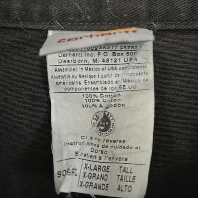 LOT 13: Phase 2 Genuine Leather Vest, Excelled Suede Vest with Sherpa Lining, and Carhart Shirt