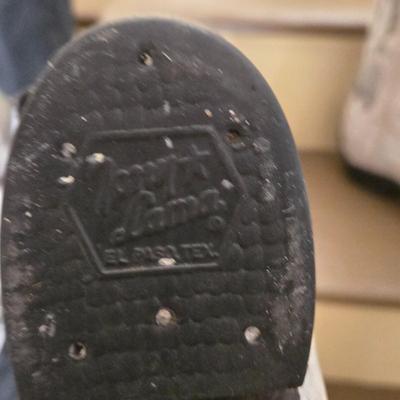 LOT 14: Vintage Men's Cowboy Boots: Code West Cow Hide and Tony Lama Leather