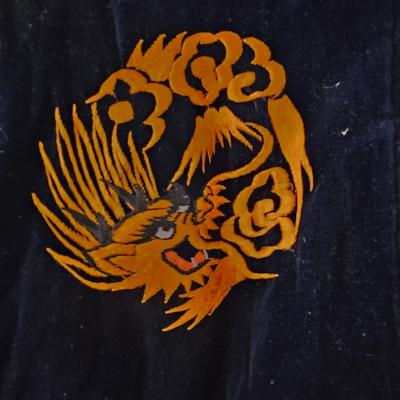 LOT 23: Vintage Dragon Embroidered Jacket