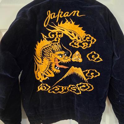 LOT 23: Vintage Dragon Embroidered Jacket