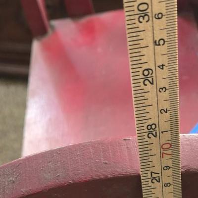 LOT 24: Ready for Upcycling: Drop Leaf Table, Round 2 Tier Table & Small Book Shelf