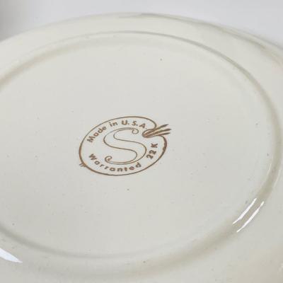 LOT 26: Antique History of Freemasonry and Concordant Orders Book & Small Freemason Dishes