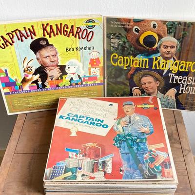 LOT 32: Vintage Children's Vinyl Collection and Story Song Books - Captain Kangaroo, Walt Disney and More