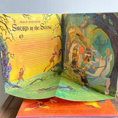 LOT 32: Vintage Children's Vinyl Collection and Story Song Books - Captain Kangaroo, Walt Disney and More