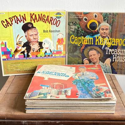 LOT 32: Vintage Children's Vinyl Collection and Story Song Books - Captain Kangaroo, Walt Disney and More