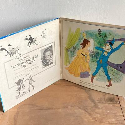 LOT 32: Vintage Children's Vinyl Collection and Story Song Books - Captain Kangaroo, Walt Disney and More
