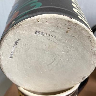 LOT 33: Collection of Ceramic Mugs - Handmade German / W Germany MUD 1663 and More