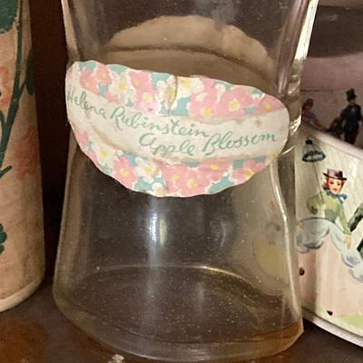 LOT 38: Vintage Perfume / Lotion / Dressing Bottles - Prince Matchabelli, Trushay, Fitch's Rose Hair Dressing, Lotus Cologne by...