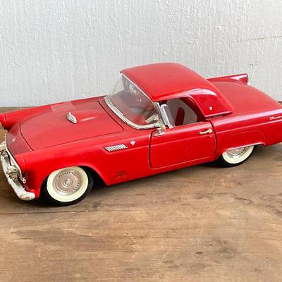 LOT 41: Thunderbird (T-Bird) Collection - Revel Diecast, Leadworks, Tin Wall Sign and Telephone