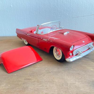 LOT 41: Thunderbird (T-Bird) Collection - Revel Diecast, Leadworks, Tin Wall Sign and Telephone