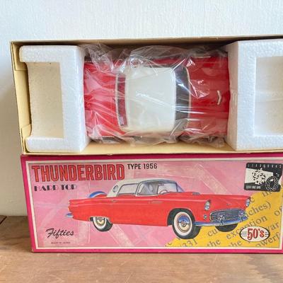 LOT 41: Thunderbird (T-Bird) Collection - Revel Diecast, Leadworks, Tin Wall Sign and Telephone