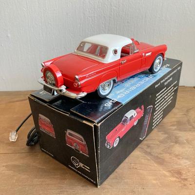 LOT 41: Thunderbird (T-Bird) Collection - Revel Diecast, Leadworks, Tin Wall Sign and Telephone