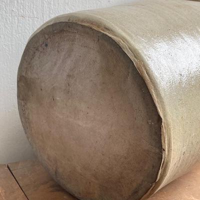 LOT 52: Vintage Roseville Pottery Planter along with a #2 Stoneware Jug & 1/2 Stoneware Jug