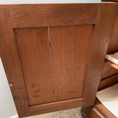 LOT 55: Antique Victorian Marble Top Dresser/ Washstand