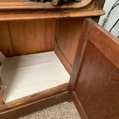 LOT 55: Antique Victorian Marble Top Dresser/ Washstand