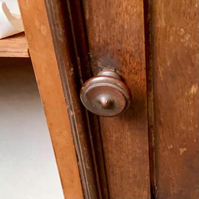 LOT 55: Antique Victorian Marble Top Dresser/ Washstand