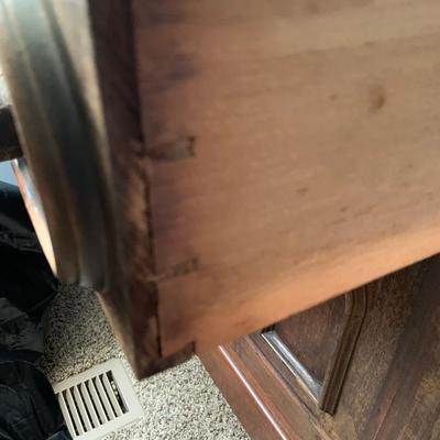 LOT 55: Antique Victorian Marble Top Dresser/ Washstand