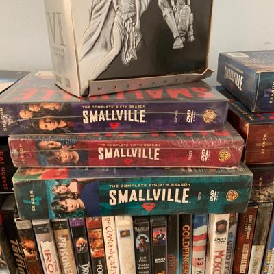 LOT 58: Large Collection of DVD's Including Unopened Box Sets and More