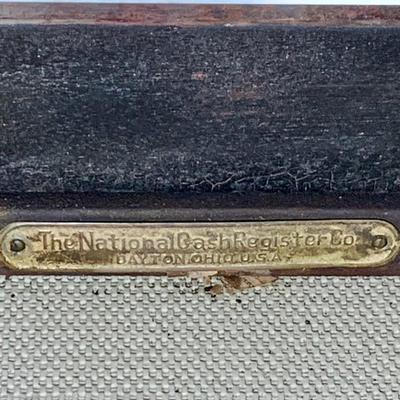 LOT 63: Antique National Cash Register Co Marble Top Cash Register