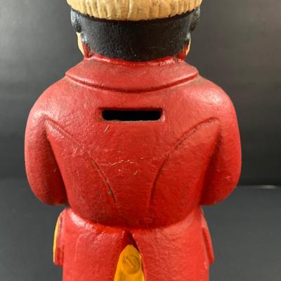 LOT 68: Vintage Black Americana Cast Iron Bank