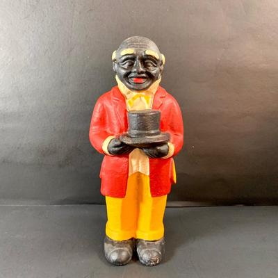 LOT 68: Vintage Black Americana Cast Iron Bank