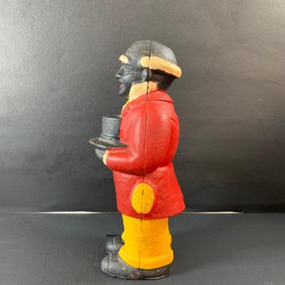 LOT 68: Vintage Black Americana Cast Iron Bank