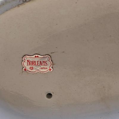 LOT 81: Vintage Norleans Japan Lady & Man Figures & Three Norleans Porcelain Bisque Figures