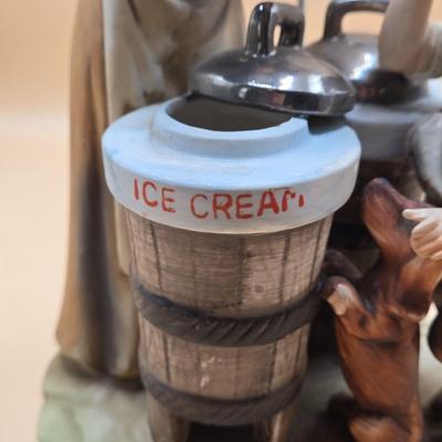 LOT 81: Vintage Norleans Japan Lady & Man Figures & Three Norleans Porcelain Bisque Figures