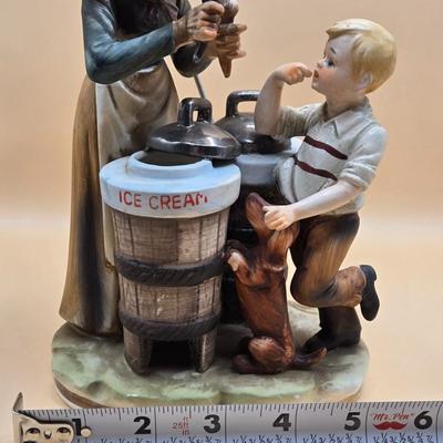 LOT 81: Vintage Norleans Japan Lady & Man Figures & Three Norleans Porcelain Bisque Figures