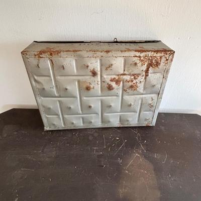 LOT 83: Vintage Metal Egg Carriers (1 w/cardboard insert) & 28 Real White Egg Shells