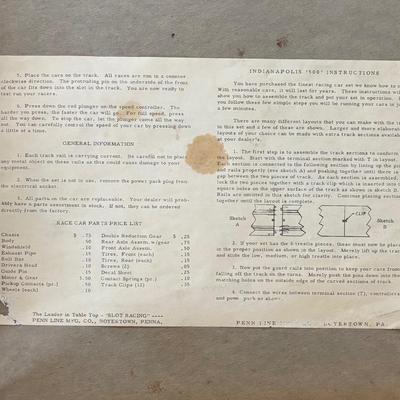 LOT 84: Penn Line A.J. Foyt's Indianapolis 500 Victory Racing Car Set