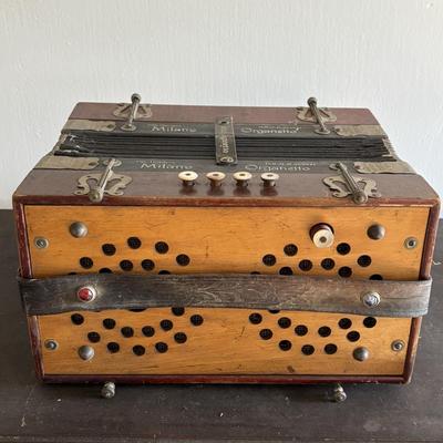 LOT 86: Antique Milano Organetto Made in Germany