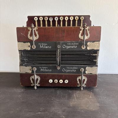 LOT 86: Antique Milano Organetto Made in Germany